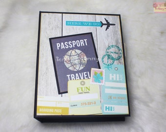 You Are Here Travel mini-album pdf-zelfstudie | Persoonlijk gebruik