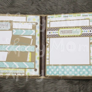 Baby Boy Mini Album PDF Tutorial | Personal Use