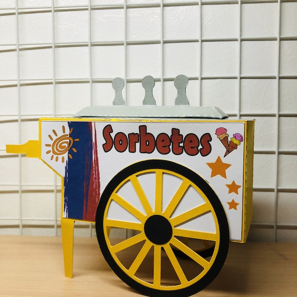 Sorbetes Cart Loot Box Cut File/Pattern