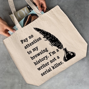 Writer Tote, Writer Gifts, Best-Selling Author, Fanfic Writer, Writing, Gift for Writers, Reusable Tote Bag, Christmas Gift, Author Gift