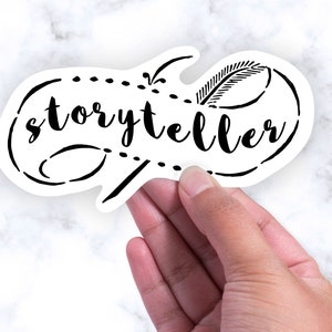 Writer Sticker, Fanfic Writer Sticker, Unique Writing Gift, Kindle Laptop Sticker, Gifts for Author, Fanfiction Writer Stickers