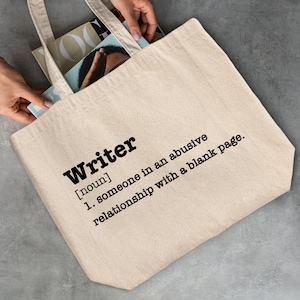 Author Gift, Writer Tote, Writer Gifts, Best-Selling Author, Fanfic Writer, Writing, Gift for Writers, Reusable Tote Bag, Christmas Gift