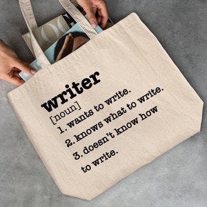 Author Gift, Writer Tote, Writer Gifts, Best-Selling Author, Fanfic Writer, Writing, Gift for Writers, Reusable Tote Bag, Gift for a Writer
