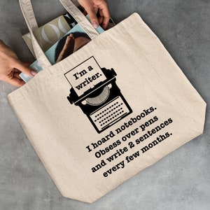 Author Gift, Writer Tote, Writer Gifts, Best-Selling Author, Fanfic Writer, Writing, Gift for Writers, Reusable Tote Bag, Christmas Gift