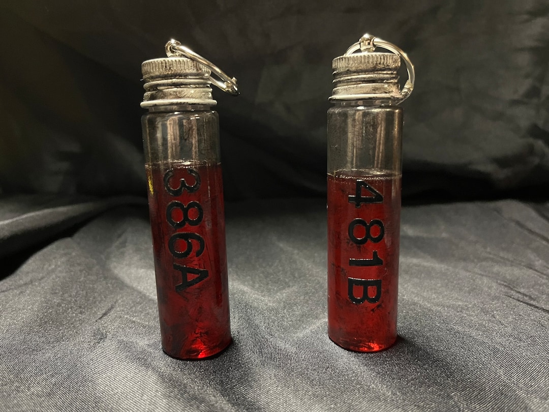 Updated Blood Vials 2.0 Replica Set Etsy