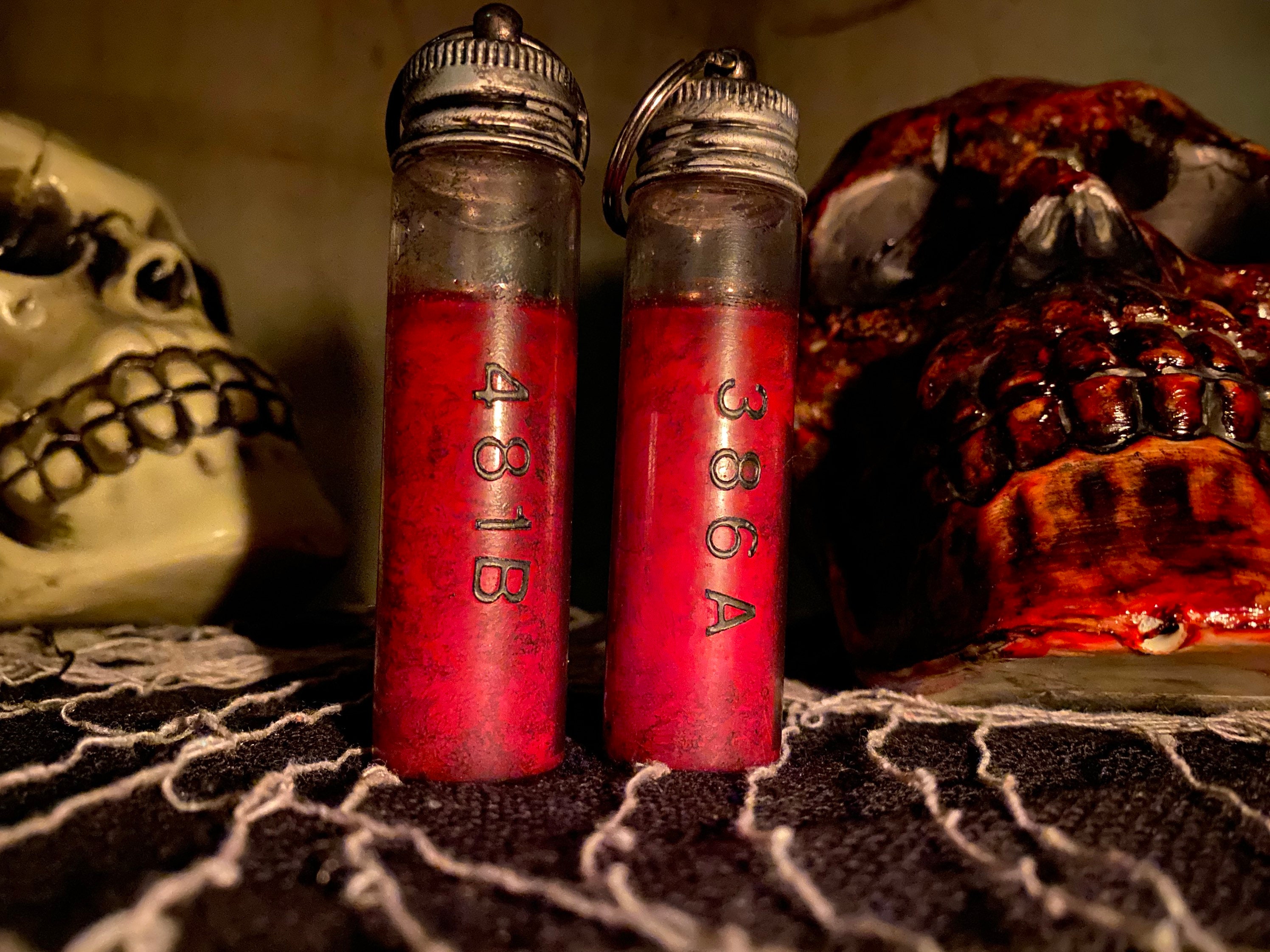 Edward Richthofen Blood Vials Replica Set black Ops Zombies Etsy Singapore