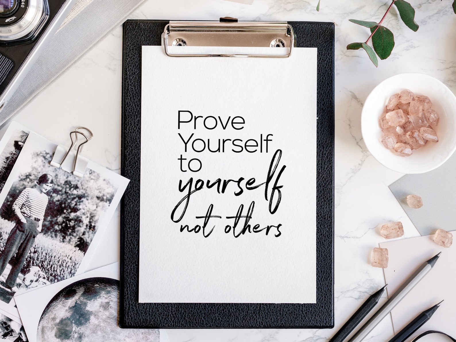 Prove yourself A4 print chic wall art printable instant | Etsy