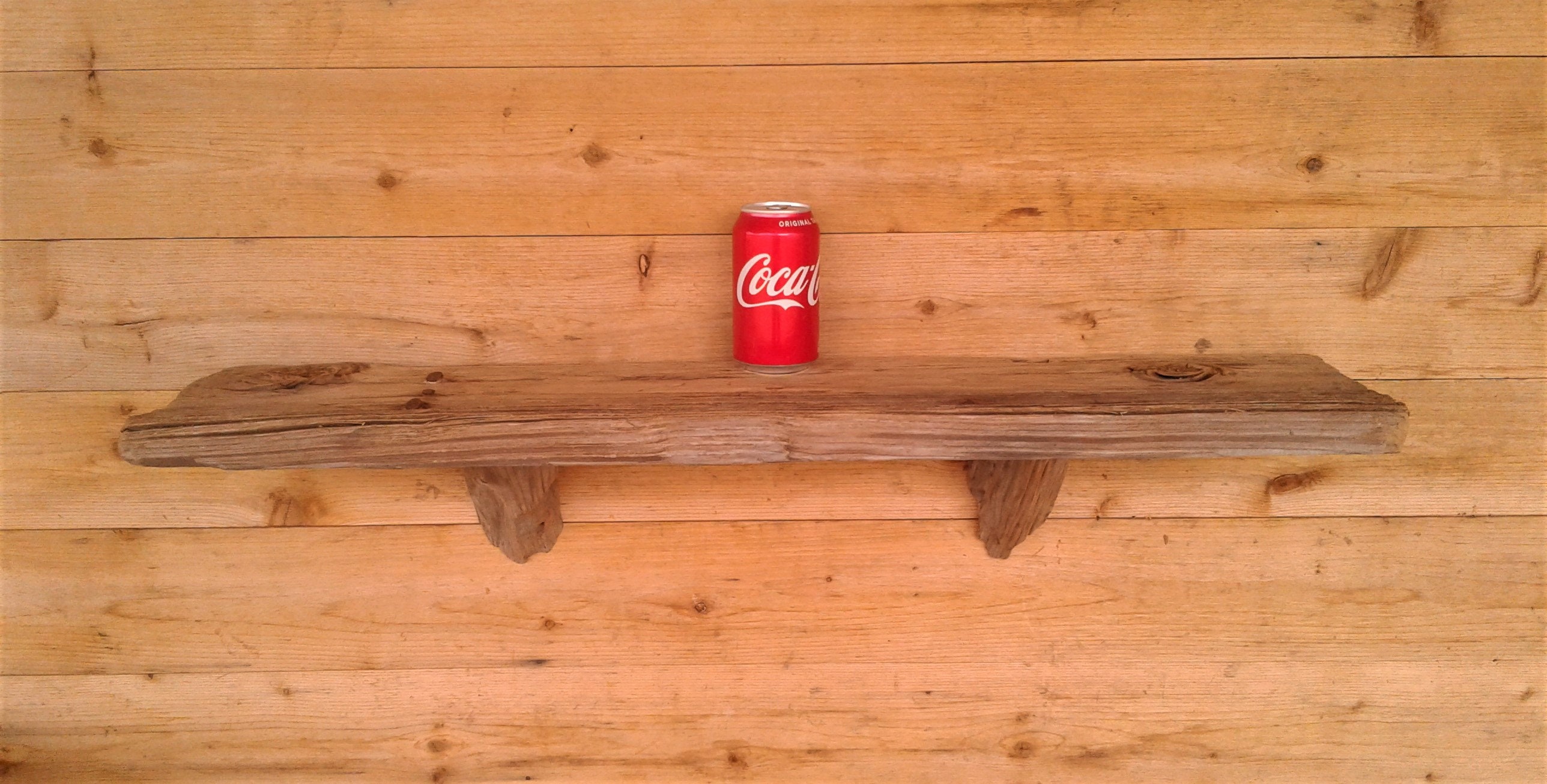 Large Reclaimed Driftwood Shelf