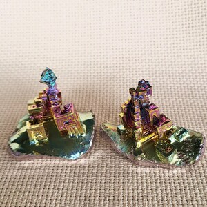 Bismuth Crystal Towers, 2 Piece Set - Free US Shipping