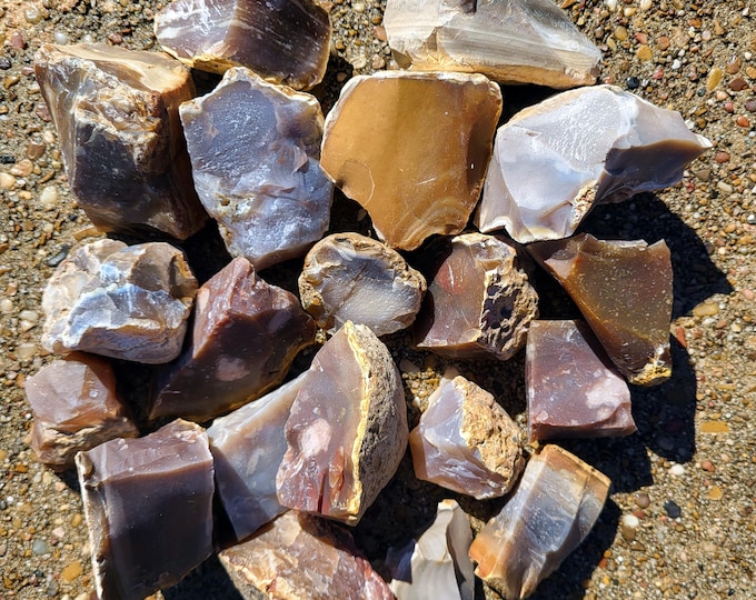 Chert Tumbling Rough, Texas Flint, 5 or 10 Pounds - Free US Shipping