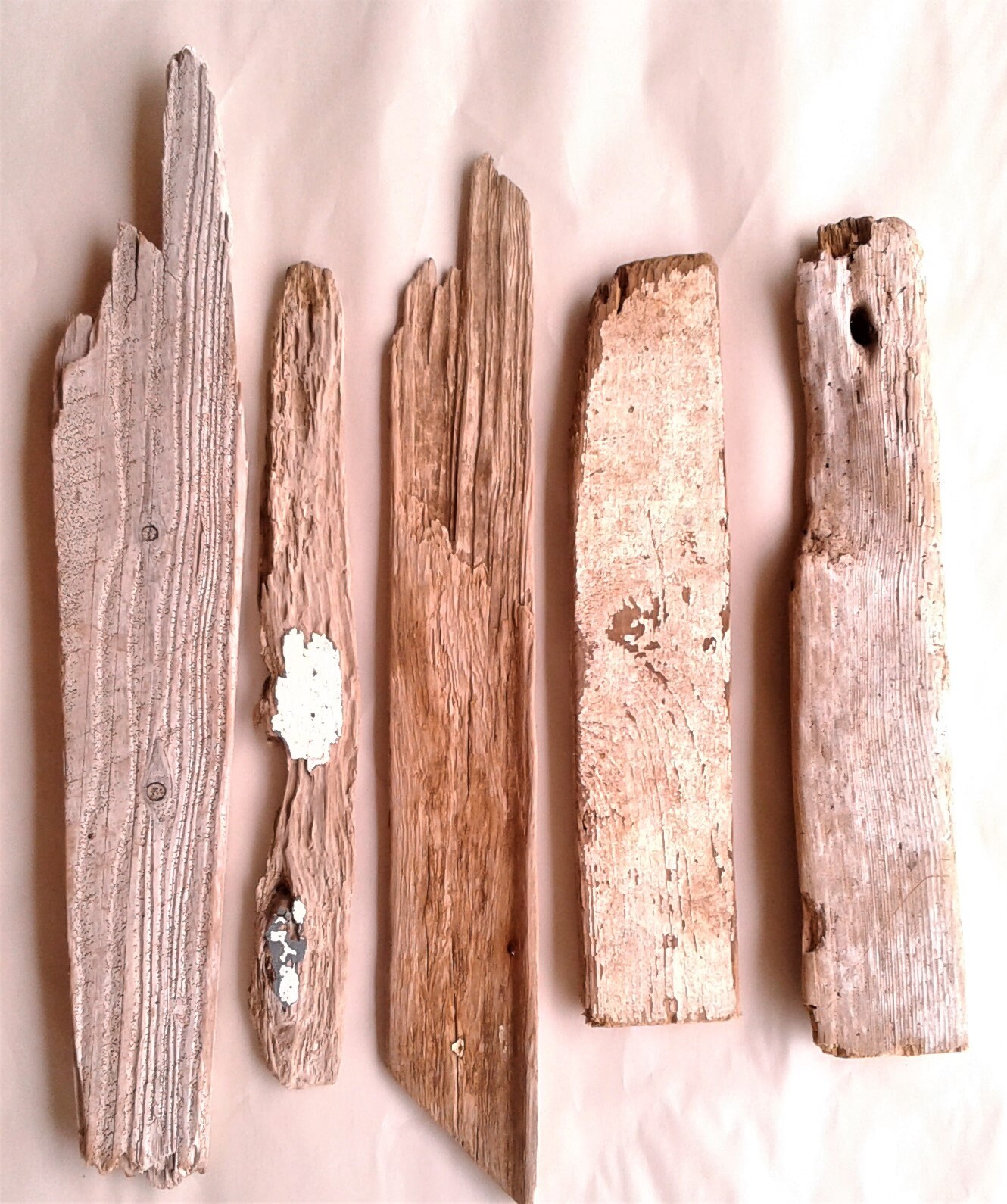 Reclaimed Driftwood Planks, 10 Pieces of Driftwood Lumber, US SHIPPING