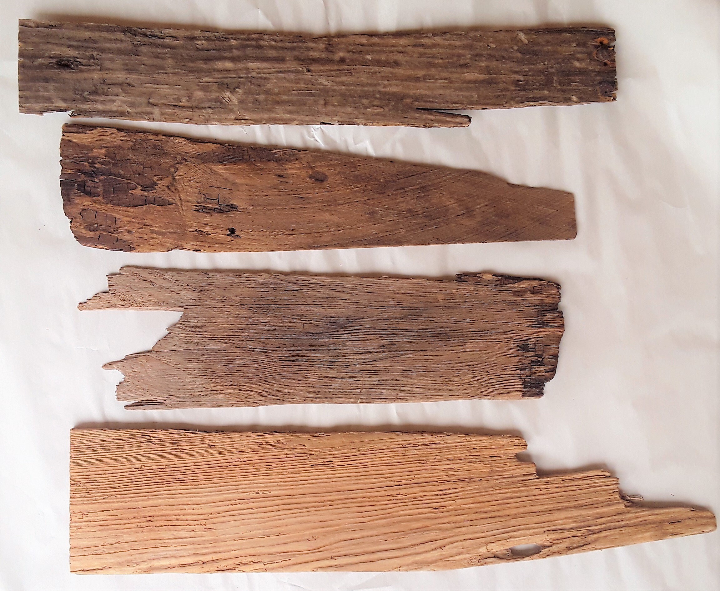Reclaimed Driftwood Planks, 12 Pieces of Driftwood Lumber, US SHIPPING