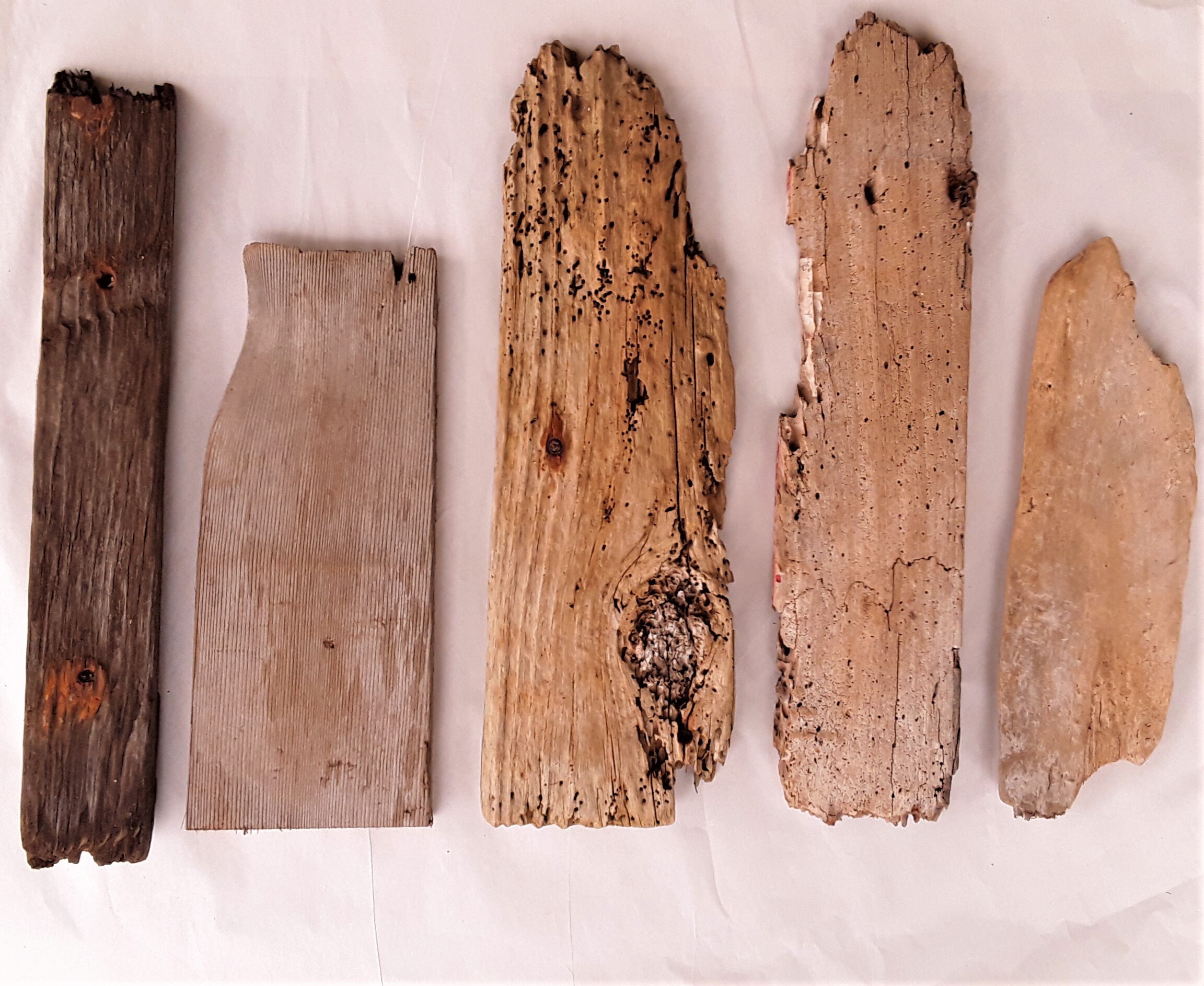 Reclaimed Driftwood Planks, 10 Pieces of Driftwood Lumber, US SHIPPING