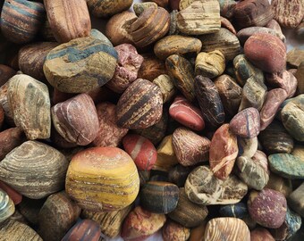 Banded Stone Assortment, Three Options - Free US Shipping