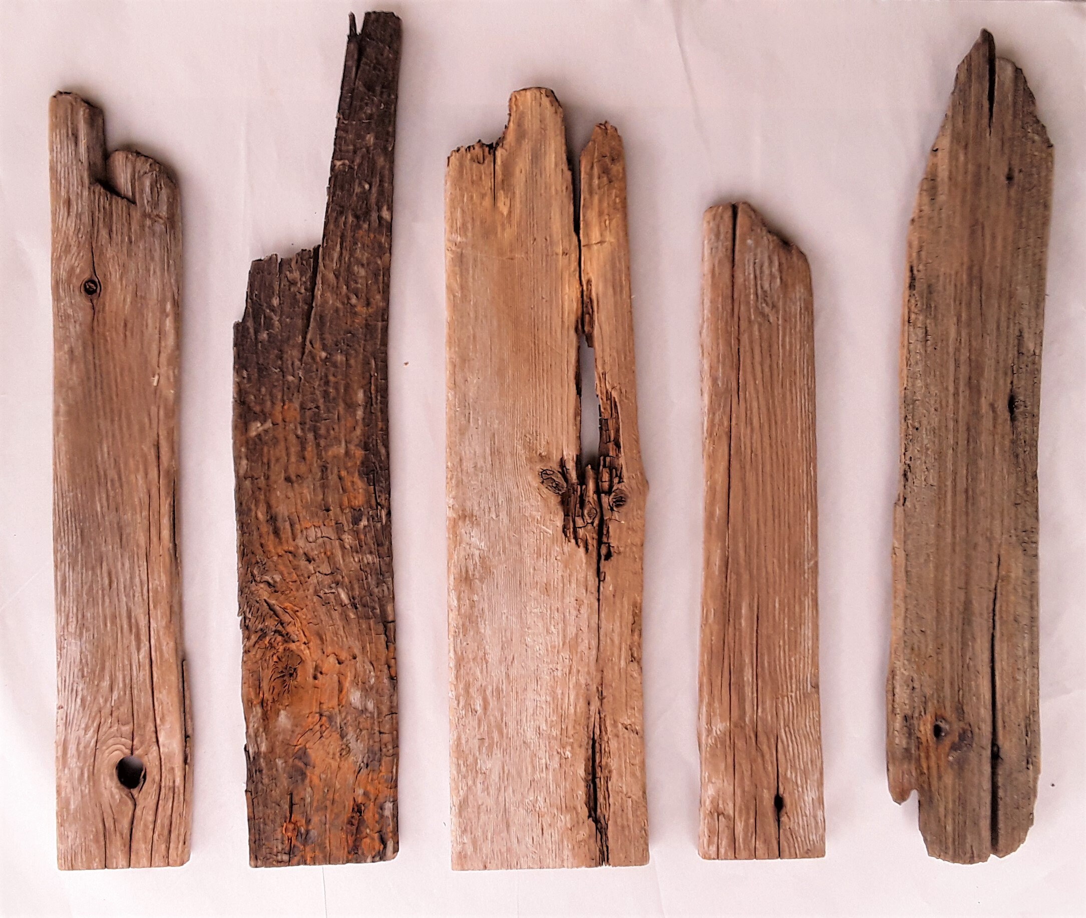 Reclaimed Driftwood Planks, 10 Pieces of Driftwood Lumber, US SHIPPING