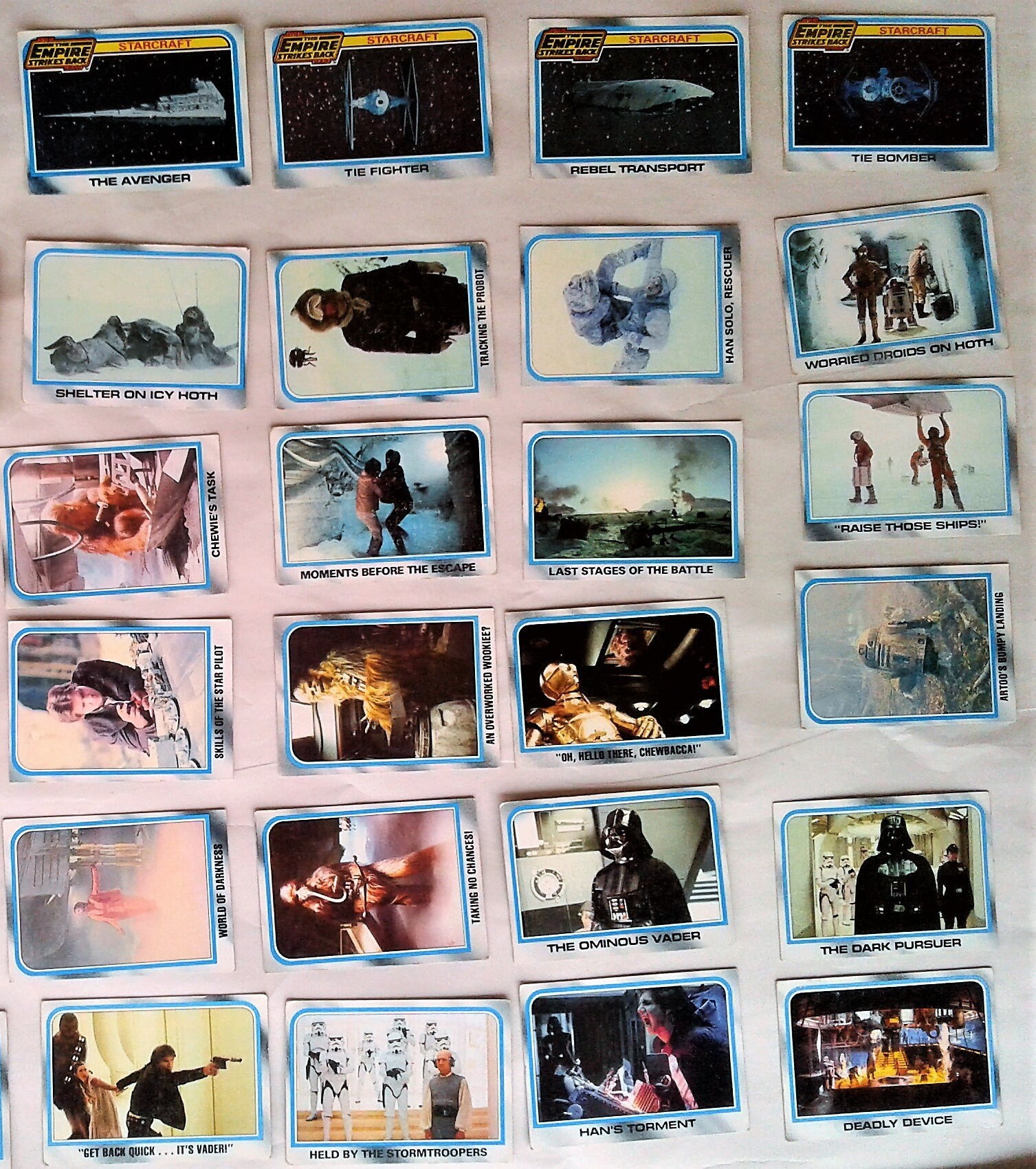 Star Wars Trading Cards, Empire Strikes Back Series 2, Vintage 100