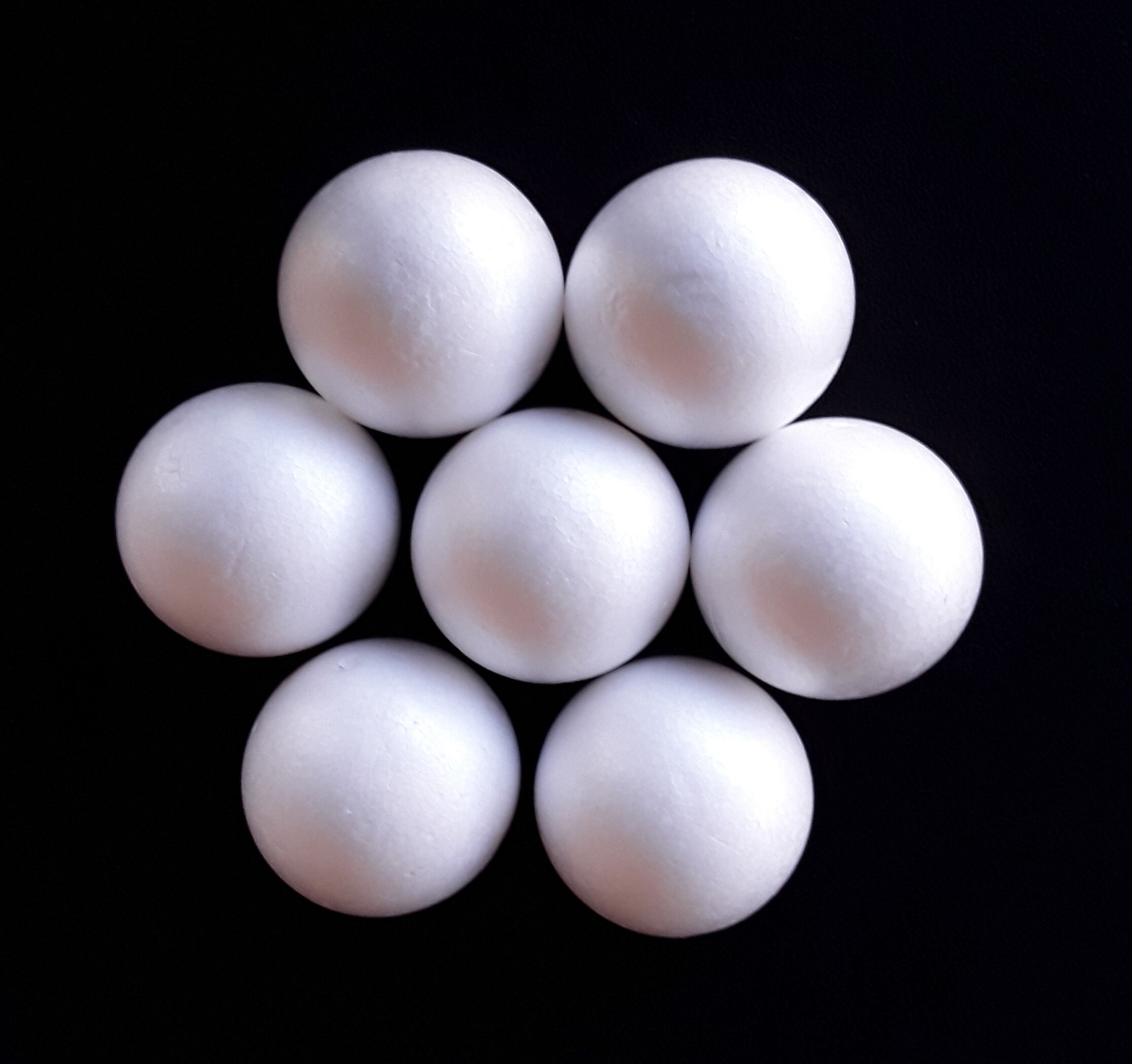 21/2 Styrofoam Balls 12 or 24 Pcs FREE US Shipping