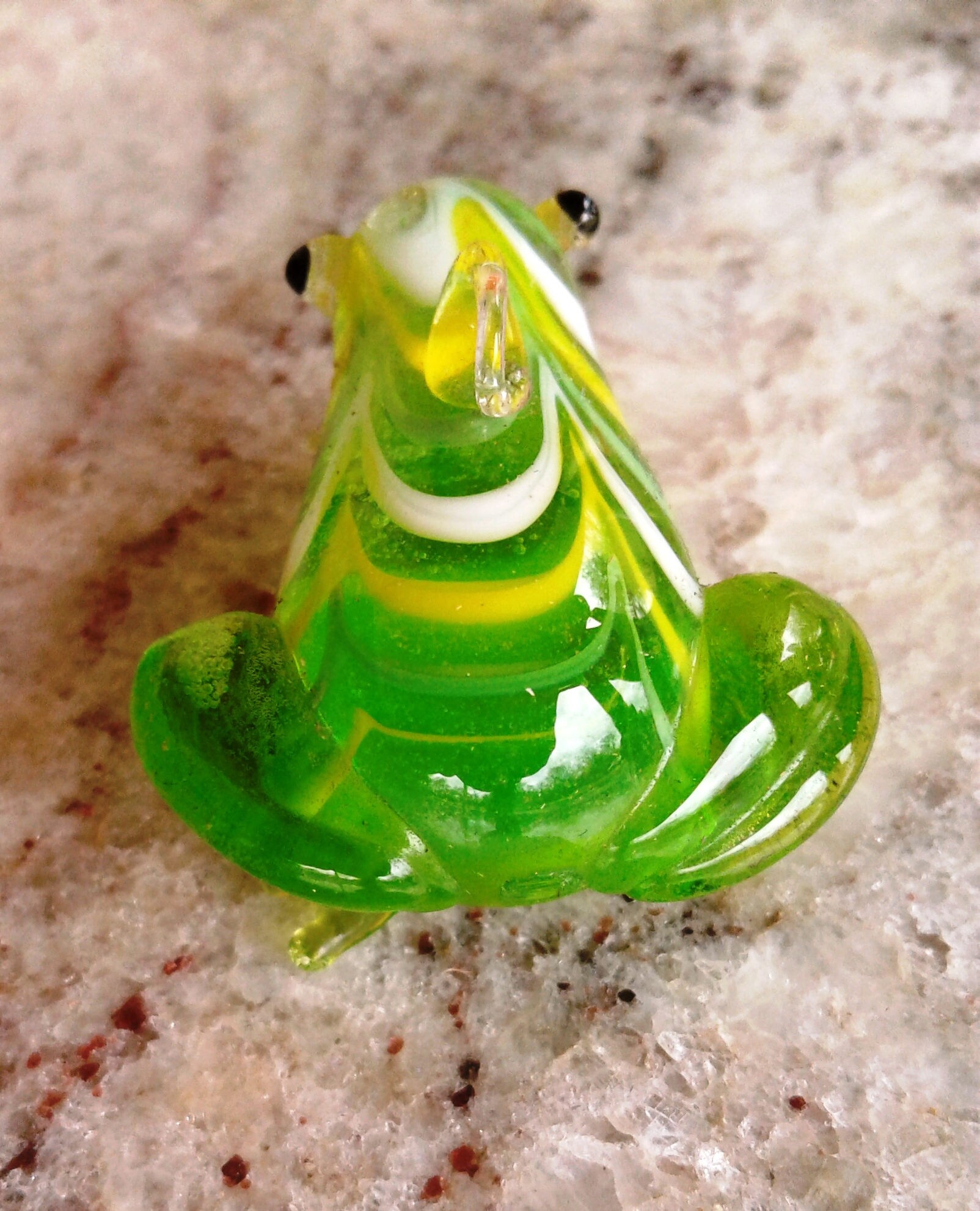 Vintage Glass Frog Ornaments