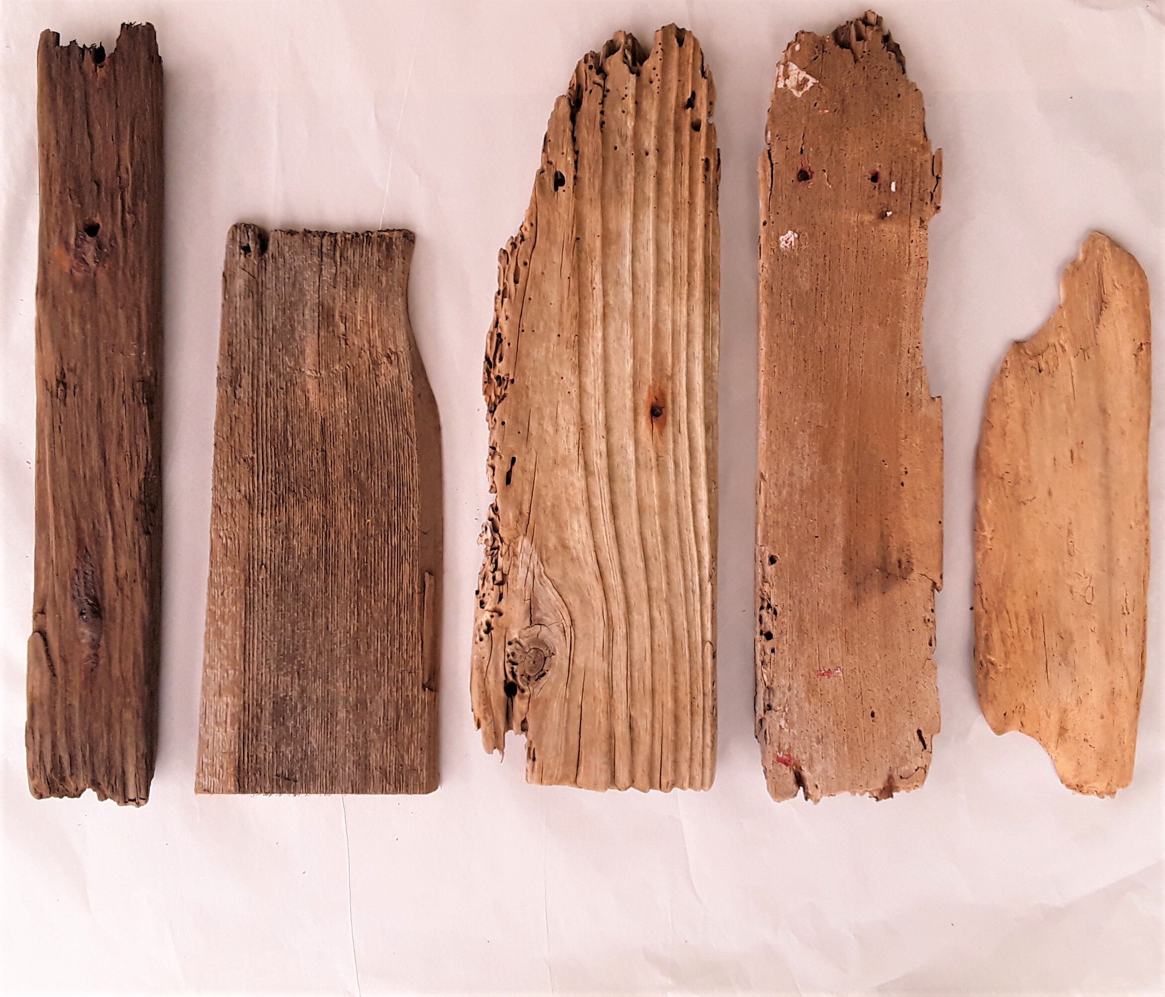 Reclaimed Driftwood Planks, 10 Pieces of Driftwood Lumber, US SHIPPING