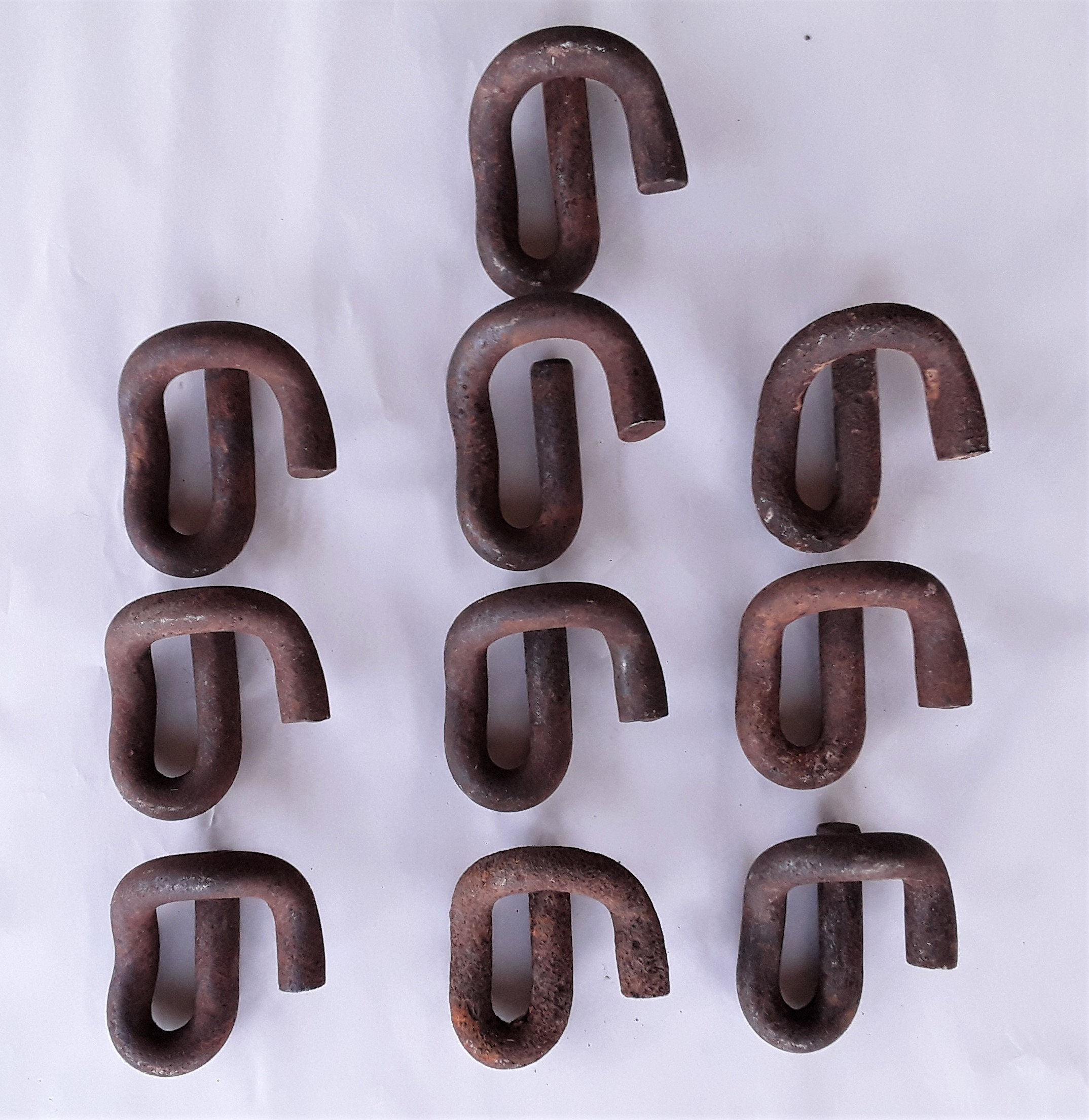 10 Vintage Railroad Clips, FREE US SHIPPING