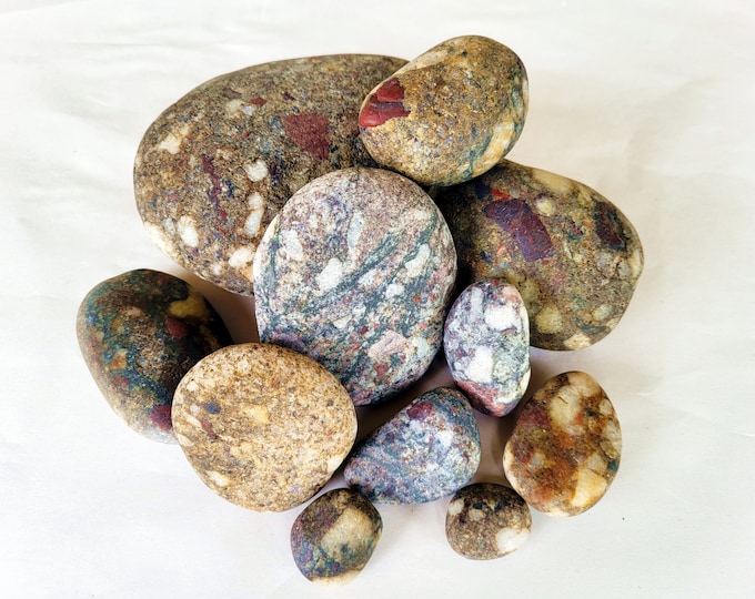 Puddingstone, Choose Exact Piece or Set - Free US Shipping