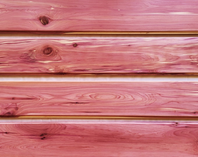 Red Cedar Planks, 1X6 Tongue and Groove, 30 Linear Feet Per Carton - Free US Shipping
