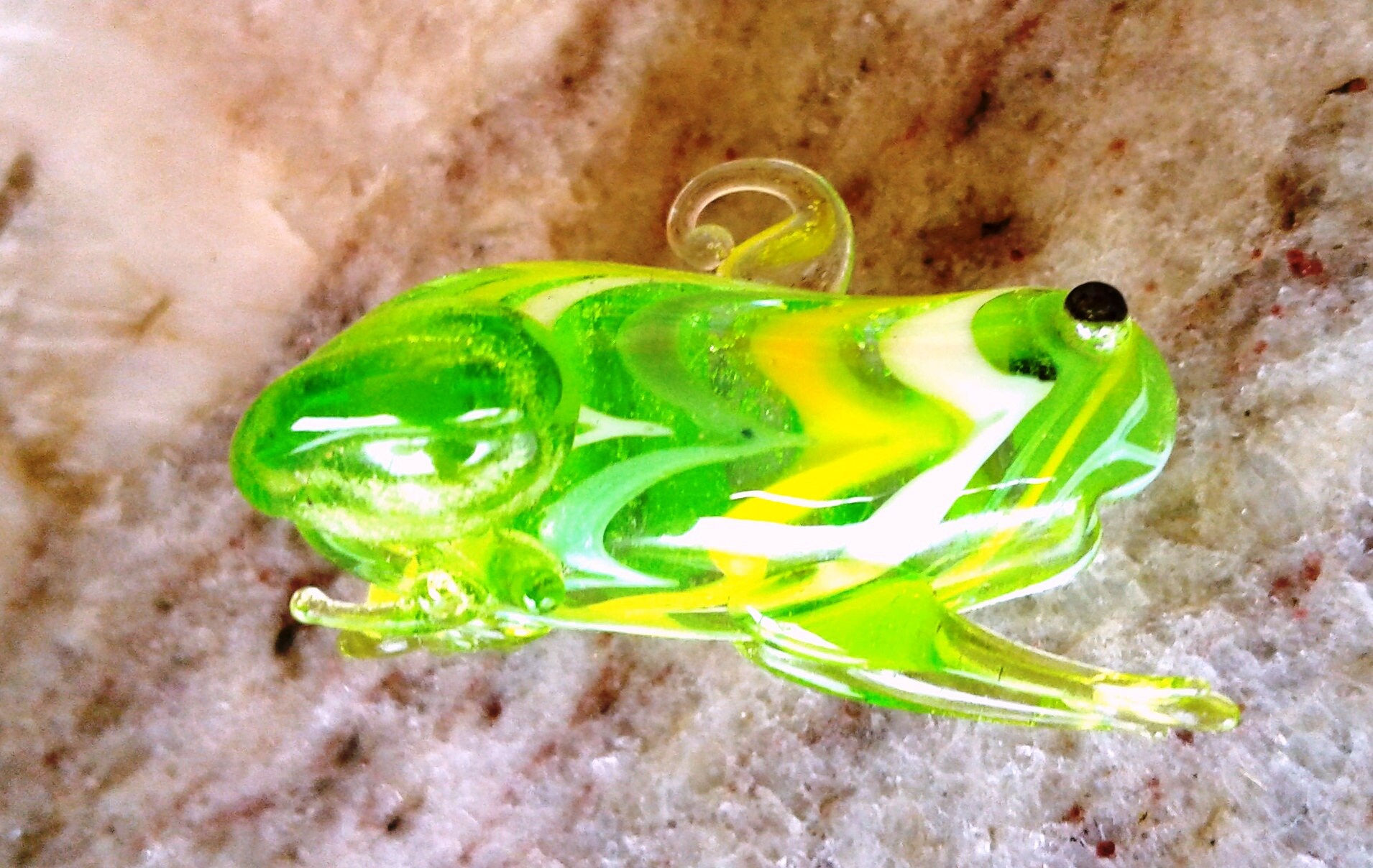 Vintage Glass Frog Ornaments