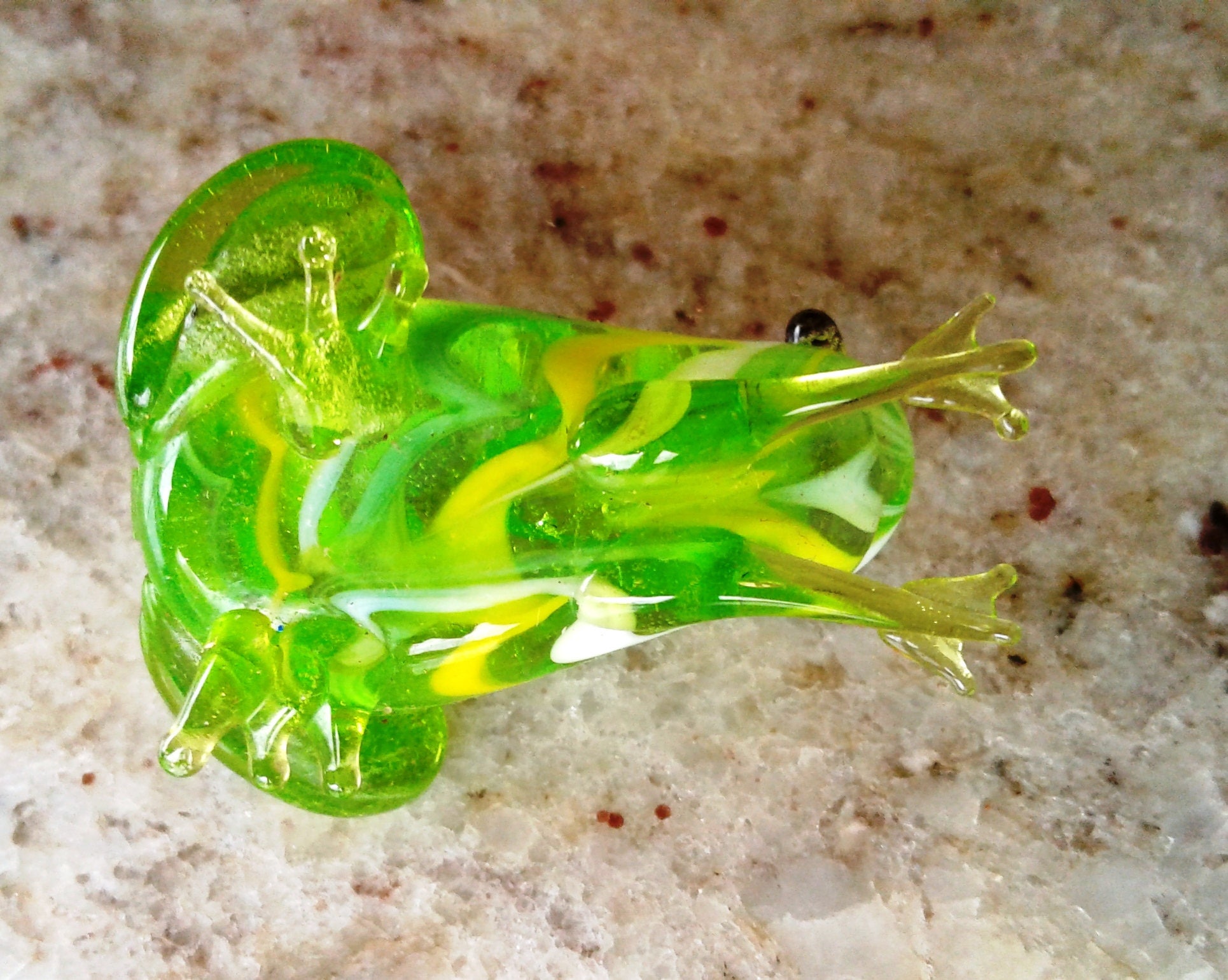 Vintage Glass Frog Ornaments