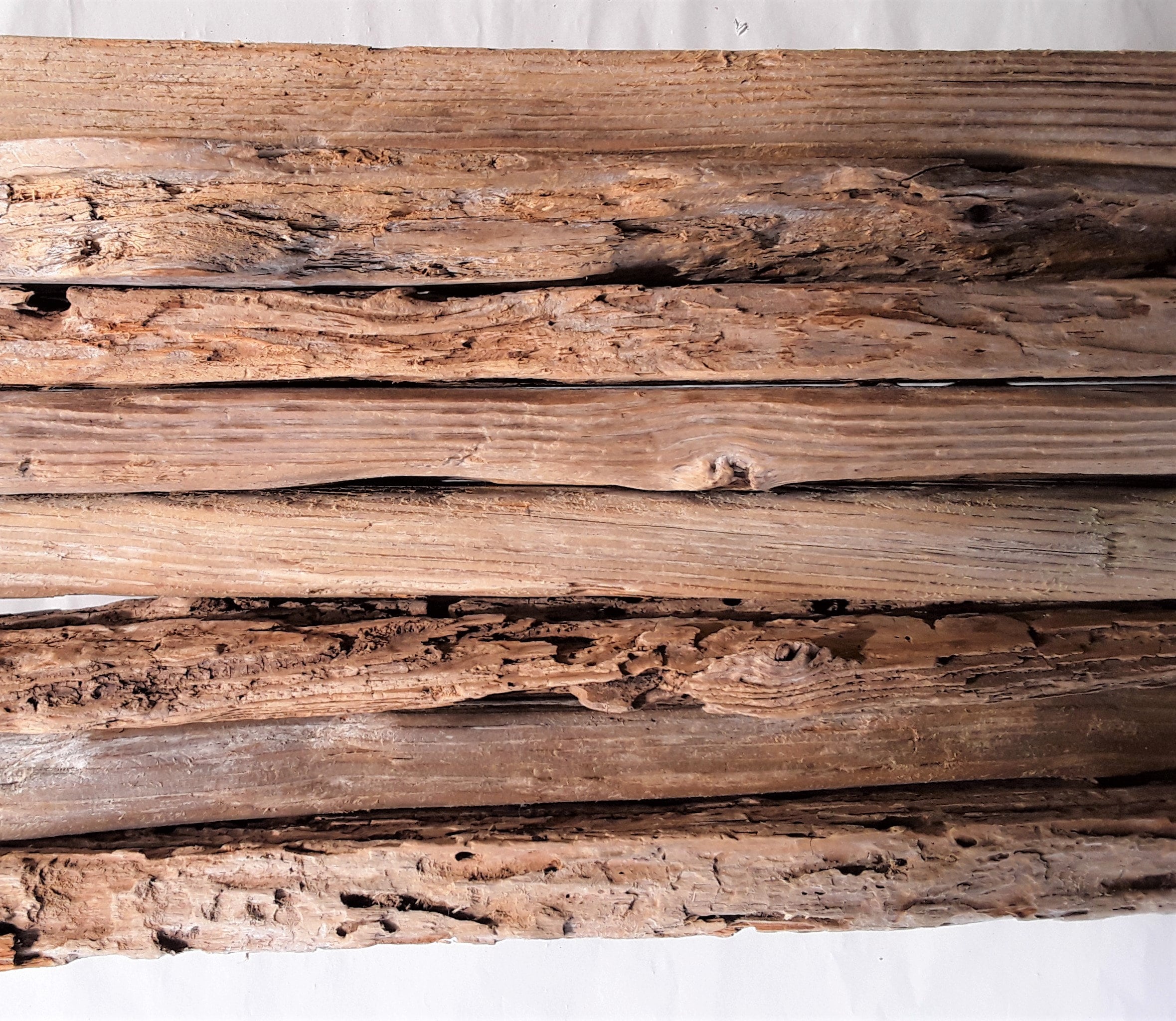 Reclaimed Driftwood Planks, 8 Thick Pieces of Driftwood Lumber, US
