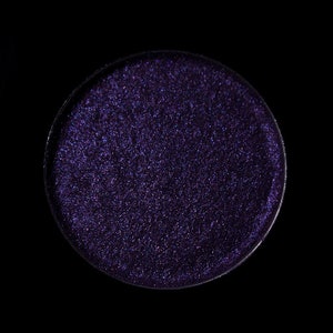 WITCH&#39;S SOCKS: Artisan Hand Pressed Purple Shimmer Pigment – Handmade Indie Eyeshadow