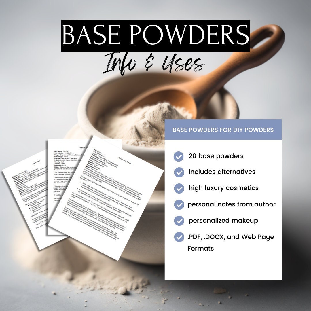Fake Base Powder Base Powder Info for DIY Cosmetics and Formulating From Scratch - All ...