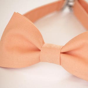 Peach Bow Tie, Mens Bow Tie, Kids Bow Tie, Groomsmen Bow tie, Boys Bow Ties, peach wedding