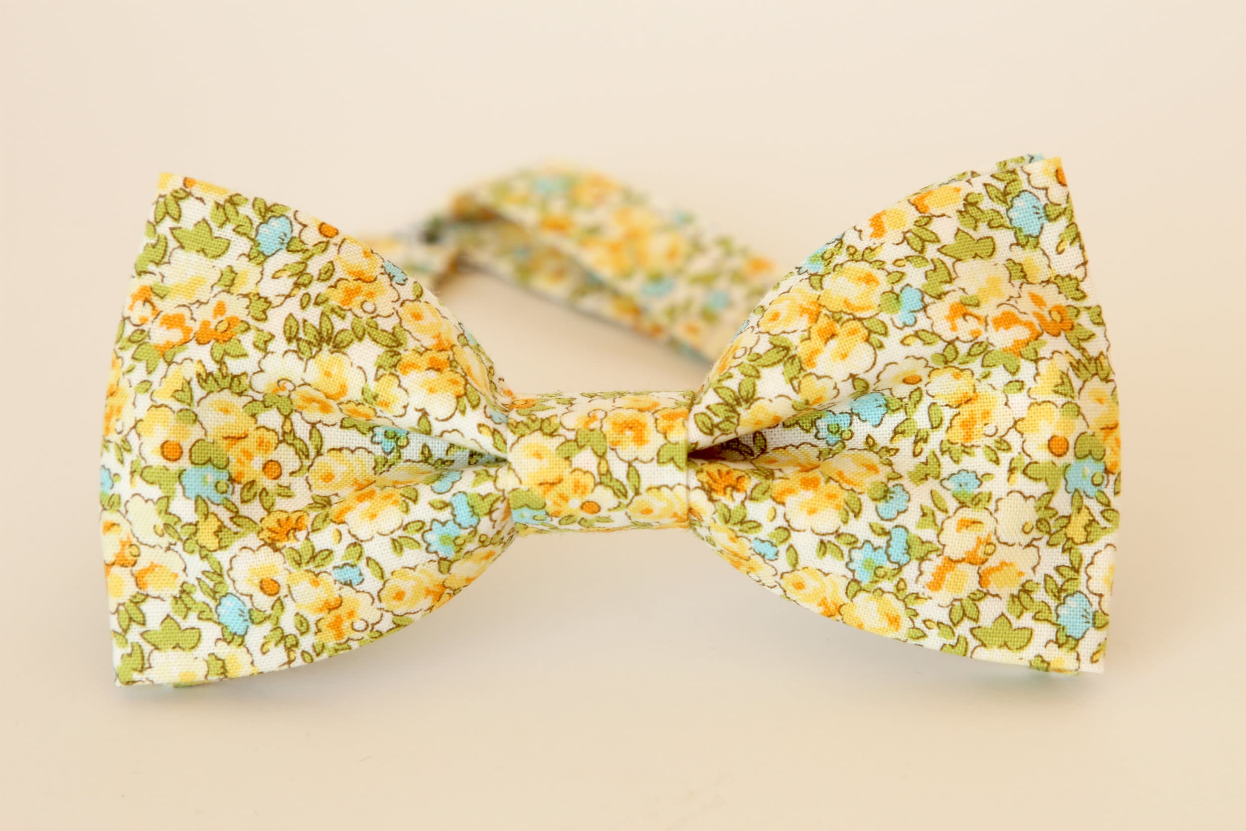 Bow Tie, Yellow Gingham, Wedding Bow Tie, Groom Bow Tie