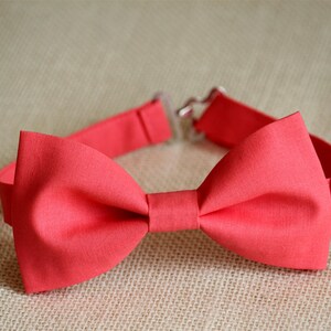mens coral bow ties