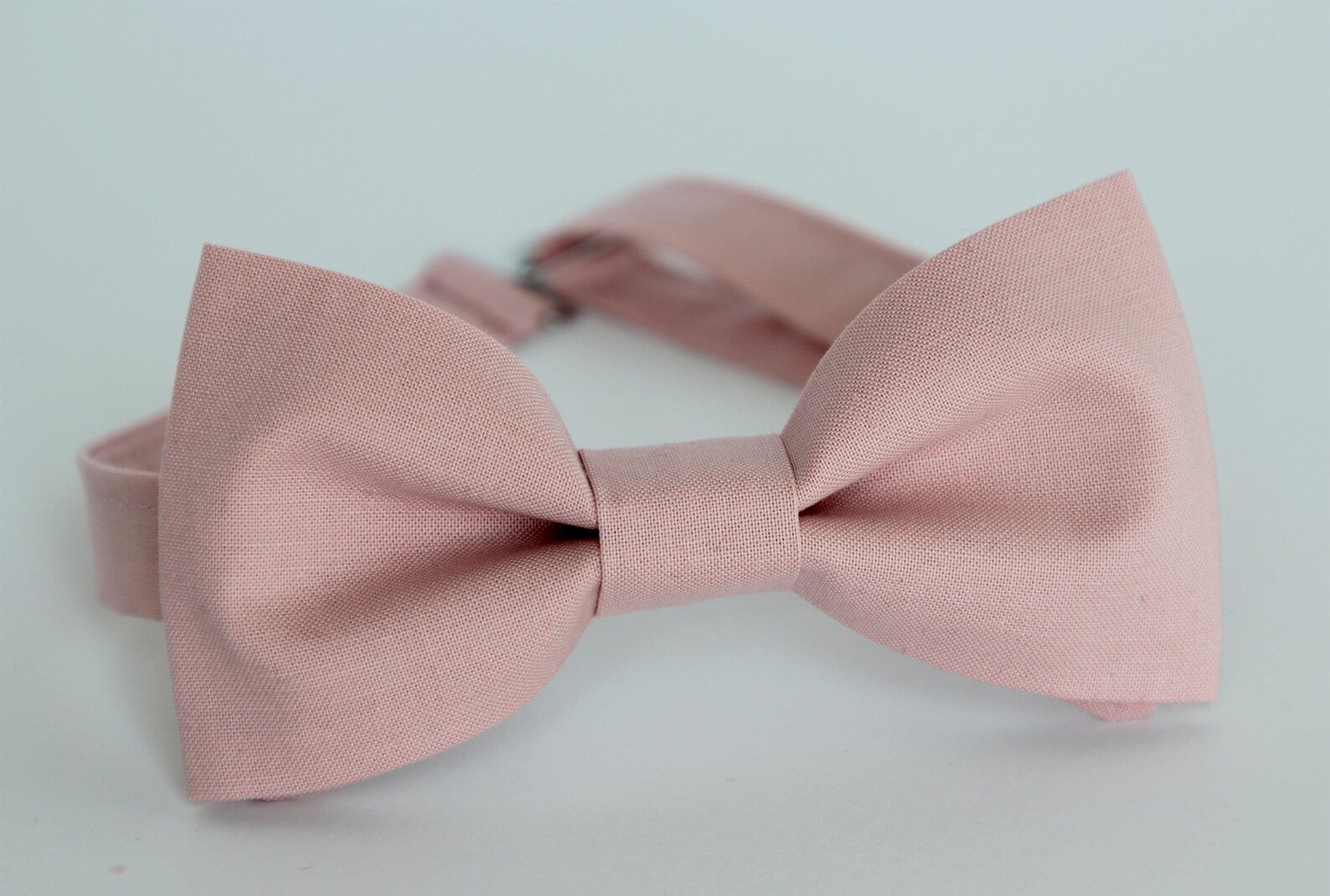 Blush Pink Bow Tie Dusty Pink Bow Tie Necktie Wedding Bow Etsy