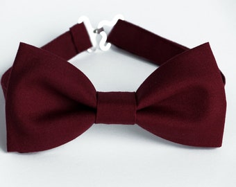 Mens burgundy bow tie, wine bow tie, bordeux bow tie, Cabernet bow tie, wedding bow tie, groom bow tie,groomsmen bow tie, ringboy bow tie