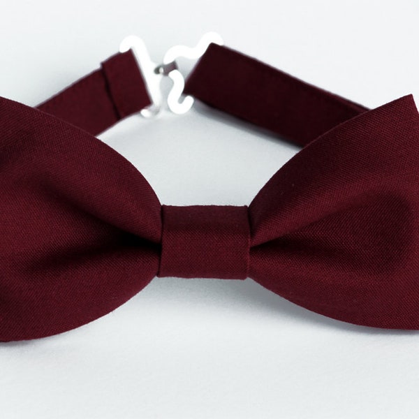 Mens burgundy bow tie, wine bow tie, bordeux bow tie, Cabernet bow tie, wedding bow tie, groom bow tie,groomsmen bow tie, ringboy bow tie