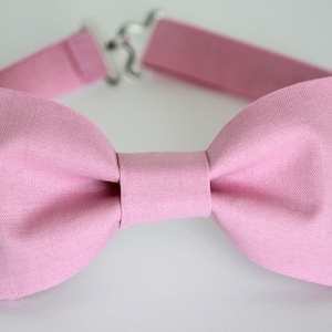 Rose pink bow tie, mens bow tie, grooms, groomsmen bowtie, wedding bow tie, dusty pink bow tie, kids, boys bow tie, pre-tied bow tie