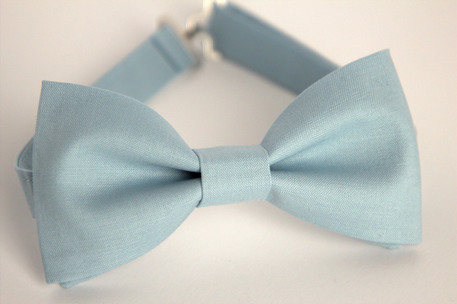 Dusty Blue Bow Tie Fog Blue Bowtie Wedding Bow Tie Smoky Etsy