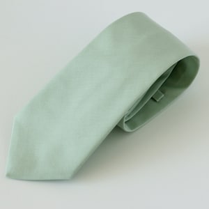 Pale sage neck tie, regular neck tie, skinny neck tie,men dusty sage necktie, sage green neck tie, wedding neck tie, groom neck tie, seafoam