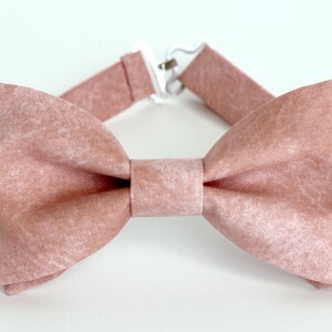 Mauve rose textured bow tie, dusty mauve rose bow tie, wedding bow tie, mens, groomsmen bow tie, ring boy, ring bearer bow tie, pink bow tie