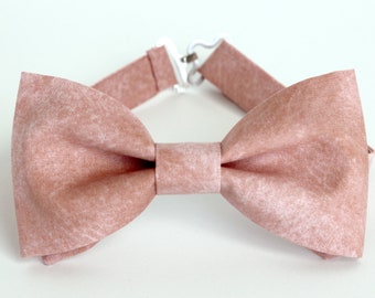 Mauve rose textured bow tie, dusty mauve rose bow tie, wedding bow tie, mens, groomsmen bow tie, ring boy, ring bearer bow tie, pink bow tie