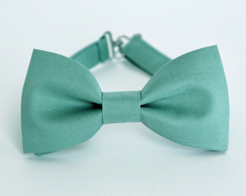 Sage Bow Tie Mens Sage Green Bow Tie Sage Wedding Bow Tie Etsy
