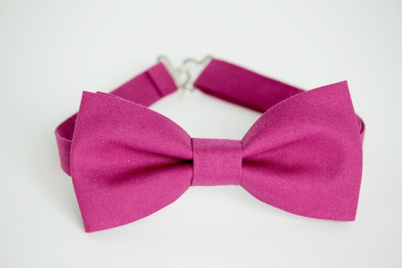Fuchsia Herringbone Kids Necktie Fuchsia Herringbone Kids Necktie