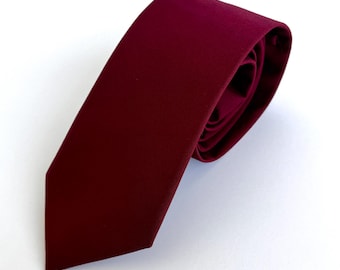 Corbata color vino, corbata larga color burdeos, corbata de boda color cabernet, corbata fina color merlot, corbata de padrino de boda, pañuelo de bolsillo color vino, regalo para él