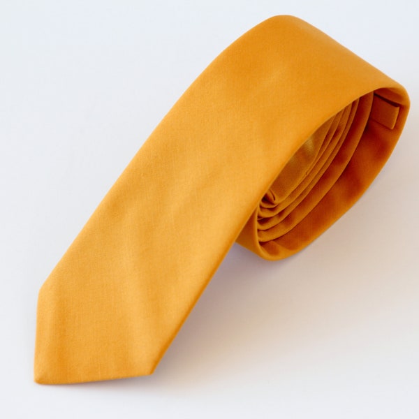 mens mustard yellow tie