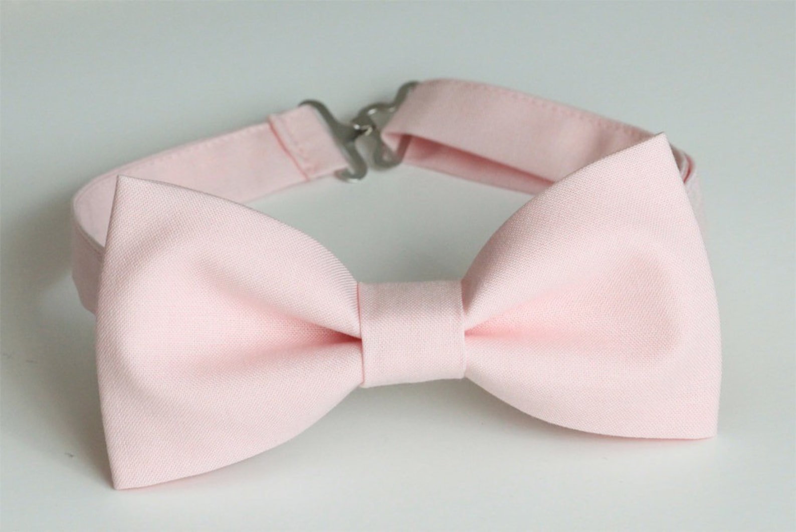 Light pink bow tie blush pink bow tie wedding bow tie Etsy