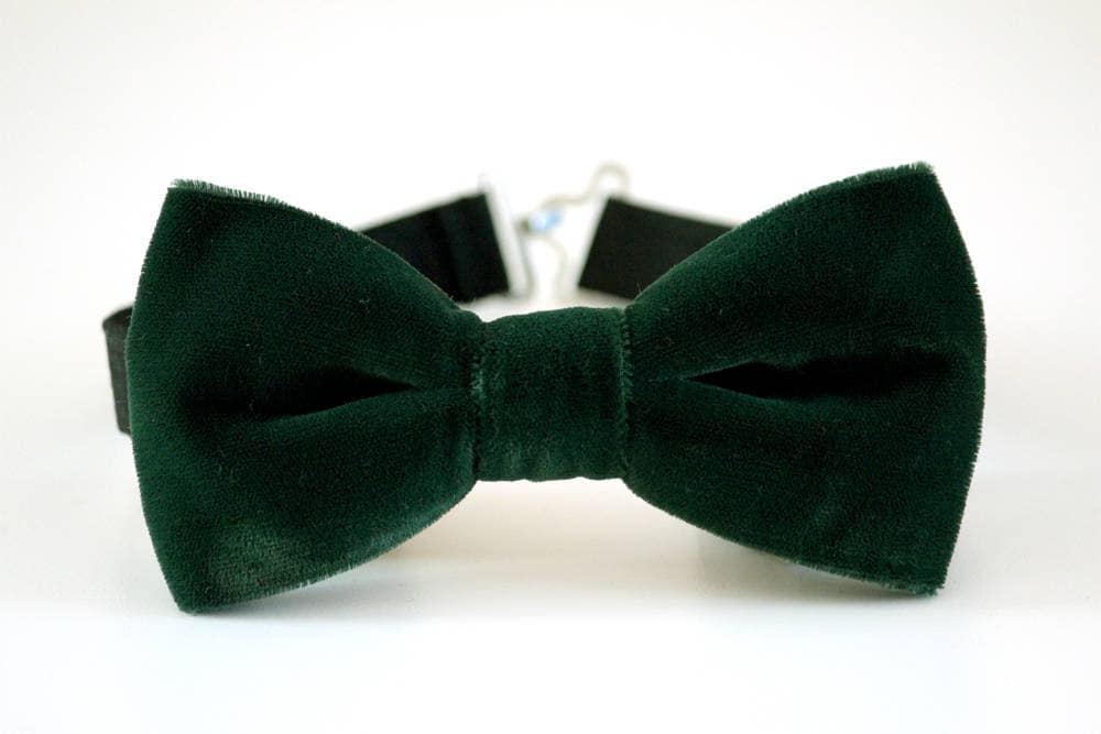 Noeud Papillon Réglable Vert - Pour Homme, Femme Et Enfant - Cadeau Idéal Pour Mariage, Fête, Bal - 13