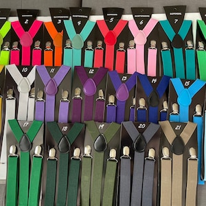 Mens suspenders, adult suspenders, men wedding suspenders, birthday suspenders, elastic suspenders, party suspenders