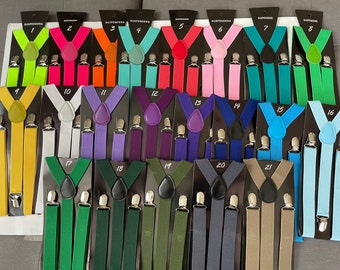 Mens suspenders, adult suspenders, men wedding suspenders, birthday suspenders, elastic suspenders, party suspenders